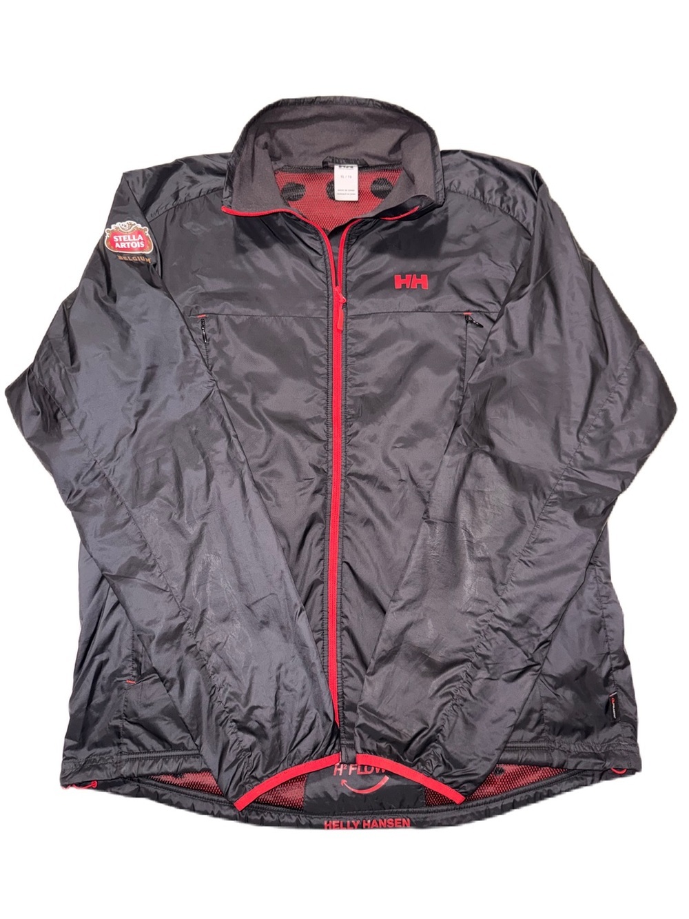 Helly Hansen H2Flow XL Stella Artois Black Lightweight Fleece Mid-layer Jacket